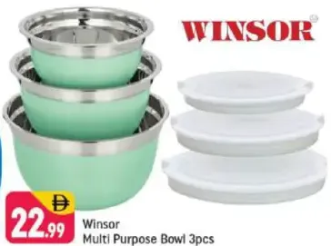 Winsor 3 Pcs Multi Purpose Bowl Set