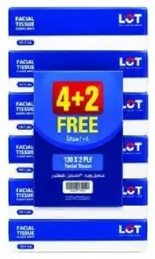 Lot Facial Tissue 2 Ply