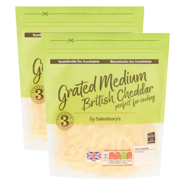 Sainsbury's Medium Cheddar Grated