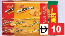 Tiffany Nuttybites Biscuits Cashew