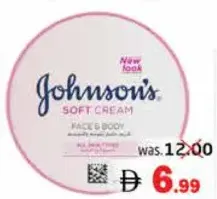 Johnson's Soft Cream Face & Body