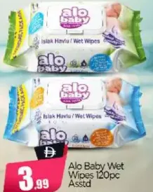 Alo Baby Wet Wipes Assorted