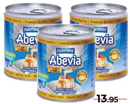 Nutridor حليب مكثف محلى Abevia Gold