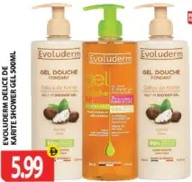 Evoluderm delice de karite shower gel