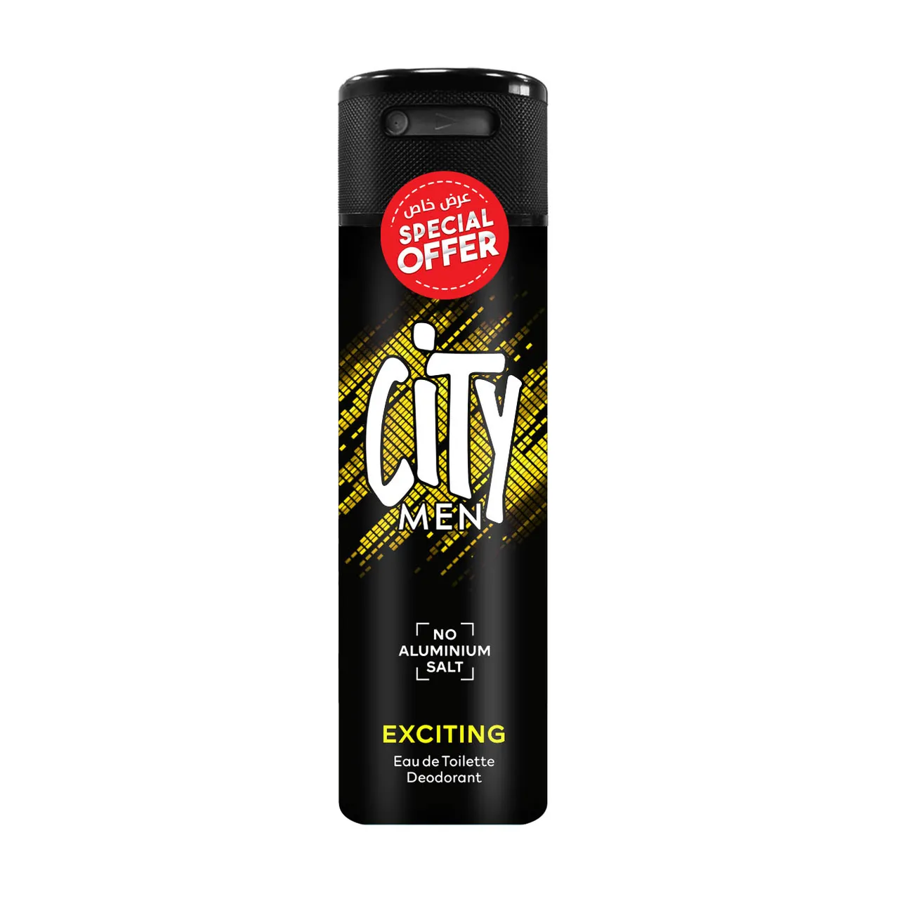 City Men مزيل عرق بخاخ Exciting