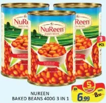 Nureen Baked Beans In Tomato Sauce EOE