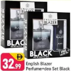 English Blazer Perfume+Deo Set Black