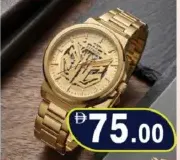 Fitron Mn Chain Auto Mtl Watch