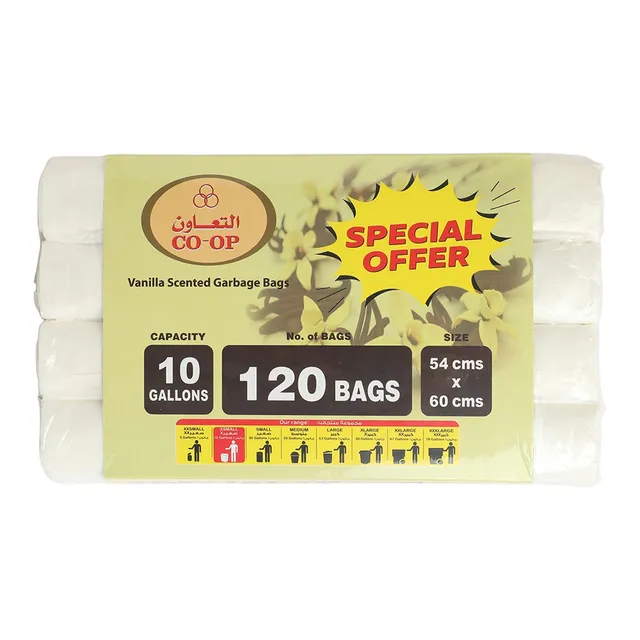 Co-op Vanilla Scented Garbage Bags - 120 nags