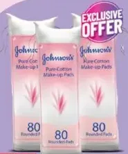 Johnson's أقراص قطنية للمكياج