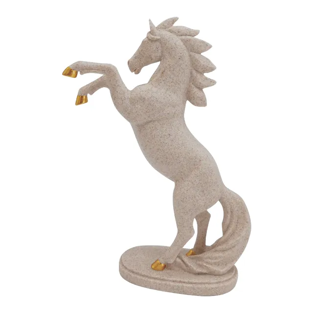 Maple Leaf Home CH Horse Ceramic Figurine, Ceramic, QMH20594-9A1