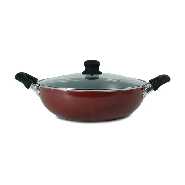Homeway Wok With Lid - 30 cm