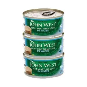 John West تونة لحم خفيف قطع في الماء