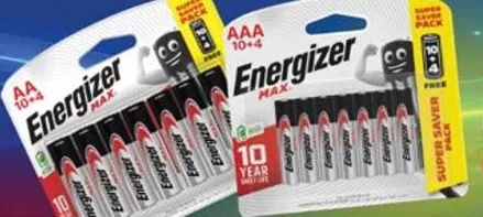 Energizer Max Battery Aaa 10+4 / Aa 10+4