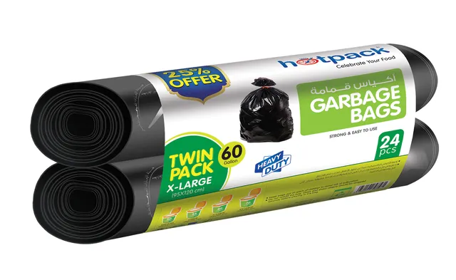 Hotpack Hot Pack Garbage Bag Roll 95 x 120 cm - 2 x 12's