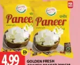Golden Fresh Frozen Paneer