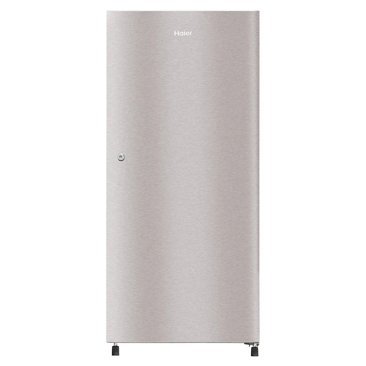 haier ثلاجة بفريزر علوي HRD-190BS فضي Brushline Silver
