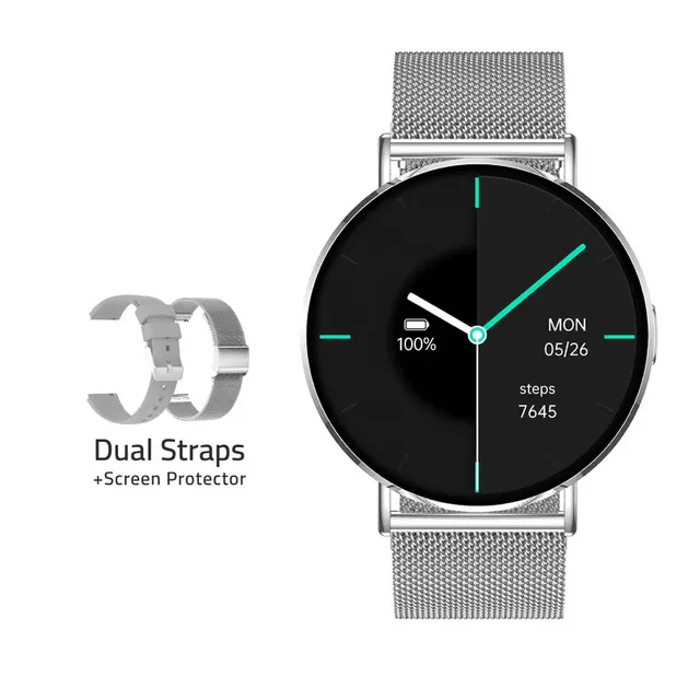 LX1 Moon Bluetooth Calling Smartwatch with HD Display, Fitness Tracker, Heart Rate Monitor & Smart Notifications- International Version