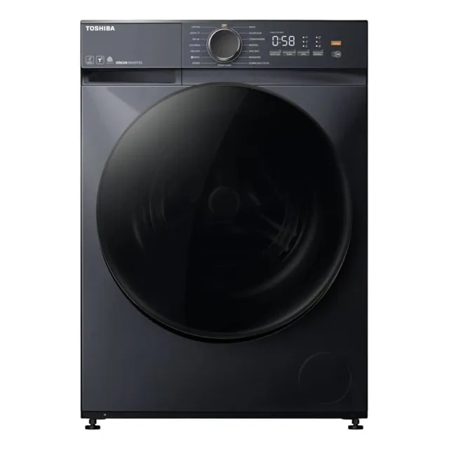 Toshiba Front Load Washing Machine, 1400 RPM, Grey, TW-T21BU110UWB