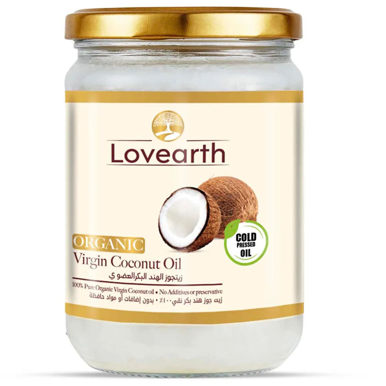 Carrefour زيت جوز الهند البكر العضوي Lovearth