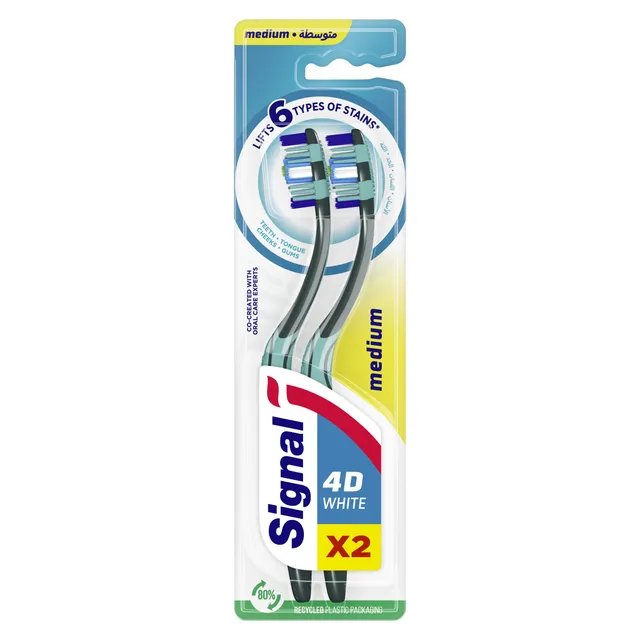 Signal Toothbrush Whitening Oral Care Experts - 2 Pcs