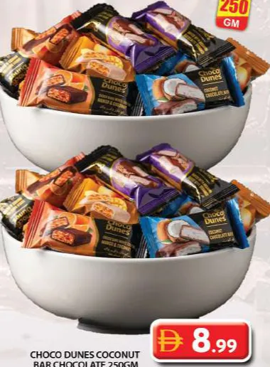 Choco Dunes Coconut Bar Chocolate