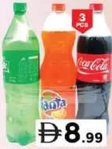 Coca Cola + Sprite + Fanta Assorted