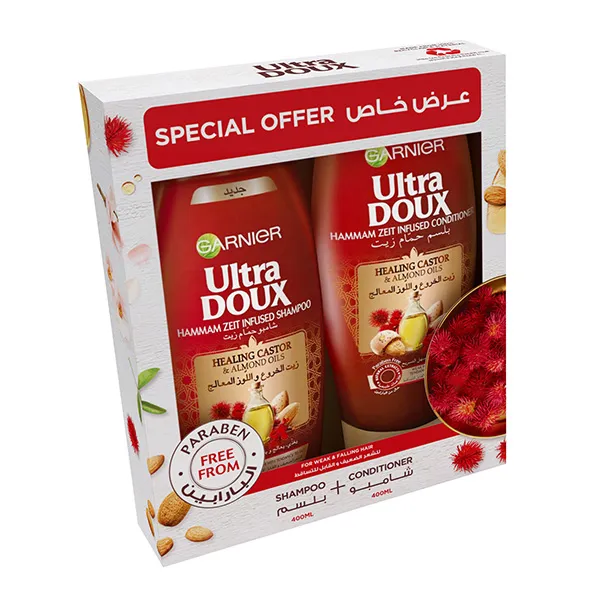 Ultra Doux Garnier شامبو + بلسم Ud Castor