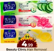 Beauty Clinic Hair Removal Cream Assorted