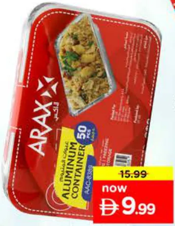Arax Aluminum Container 8389