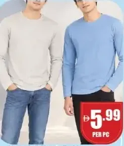 Mens Full Sleeve T-shirt Assorted
