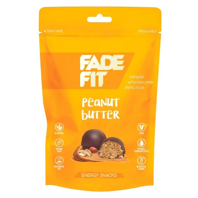 Fade Fit Peanut Butter Energy Snacks