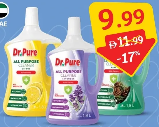 Dr. Pure منظف متعدد الاستخدامات مشكل
