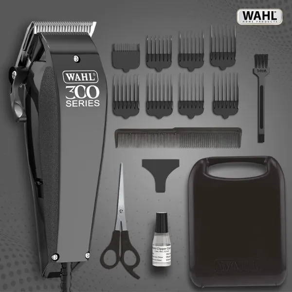 Wahl طقم قص شعر Home Pro سلسلة 300 ماكينة حلاقة سلكية للرجال 09247-1327