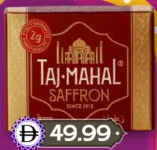 Taj-Mahal Mancha Saffron