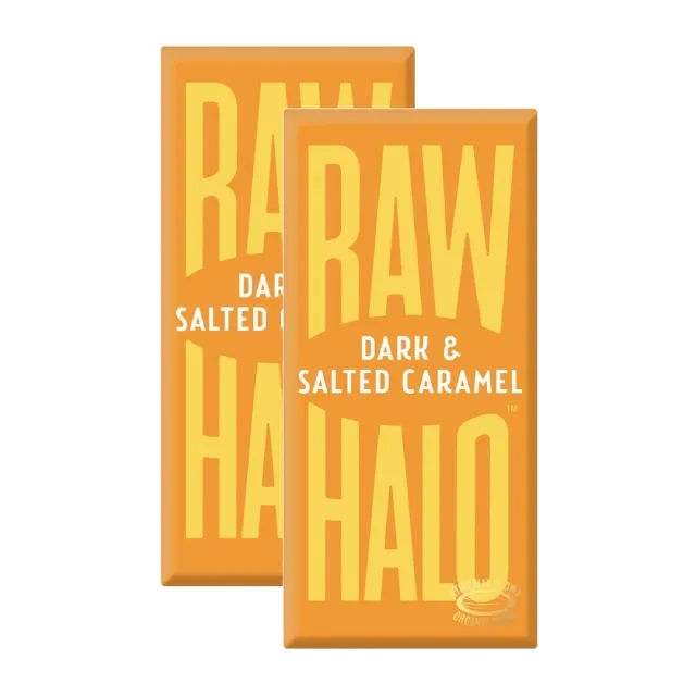 Raw Halo Dark Chocolate Salted Caramel