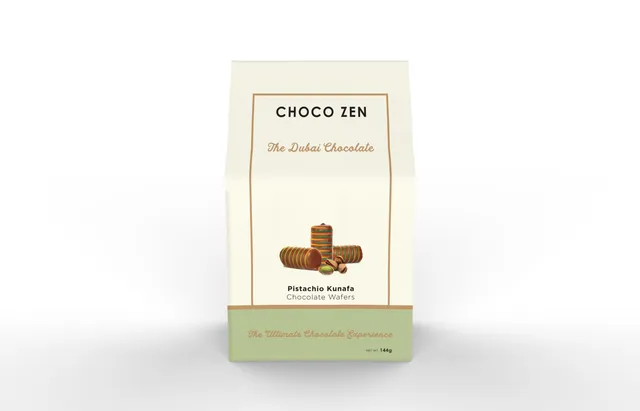 Choco Zen Pistachio Kunafa Chocolate Bar