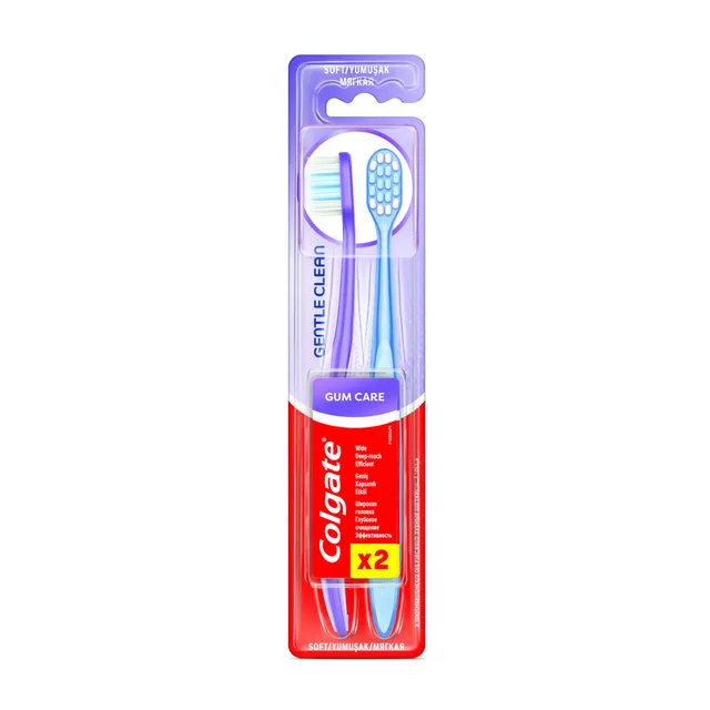 Colgate Gum Care Gentle Clean Soft Toothbrush 2 pcs