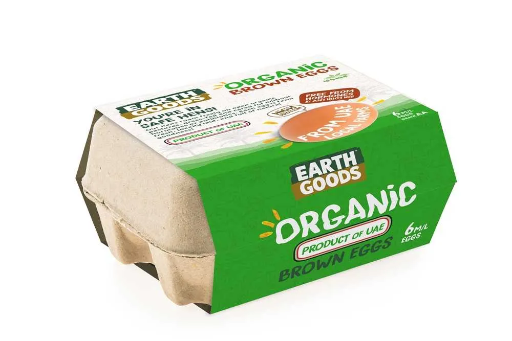 Earth Goods بيض بني عضوي - 6