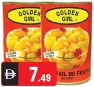 Golden Girl كوكتيل فواكه في شراب