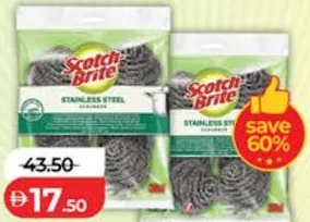 Scotch Brite Stainless Steel Spiral Value Pack 2 x 6 pcs