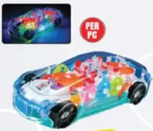 Battery Operated Crystal Car With Light & Music