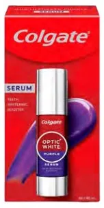 Colgate معجون أسنان Optic White بسيروم بنفسجي