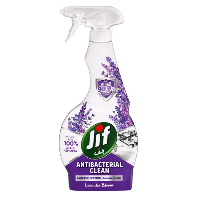 Jif Antibacterial Clean Multipurpose Spray with Lavender Bloom Scent