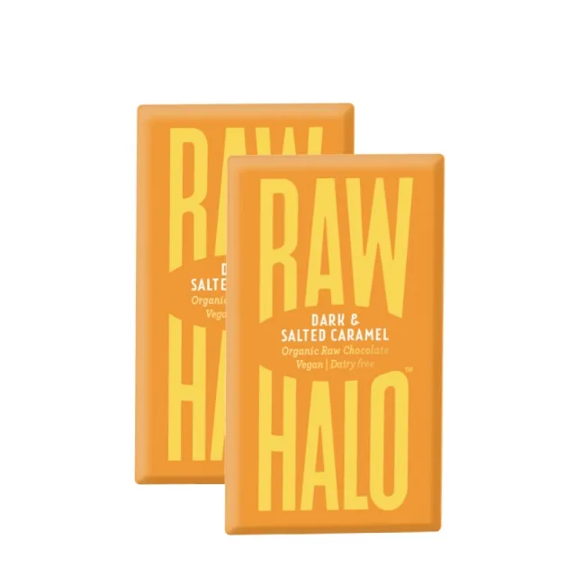 Raw Halo Chocolate Dark & Salted Caramel