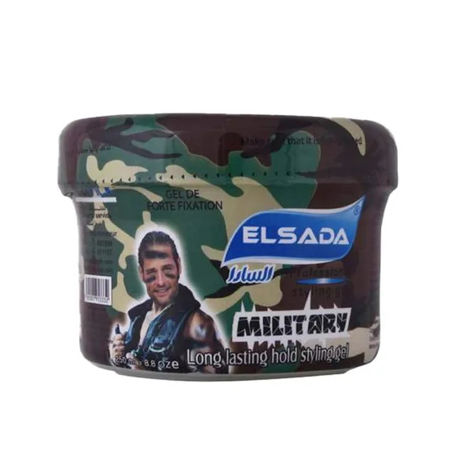 Elsada Long Lasting Hold Military Styling Gel Brown