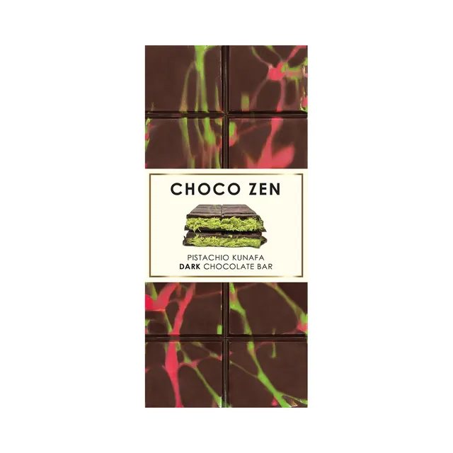 Choco Zen Chocozen Kunafa Pistachio Dark Dubai Chocolate