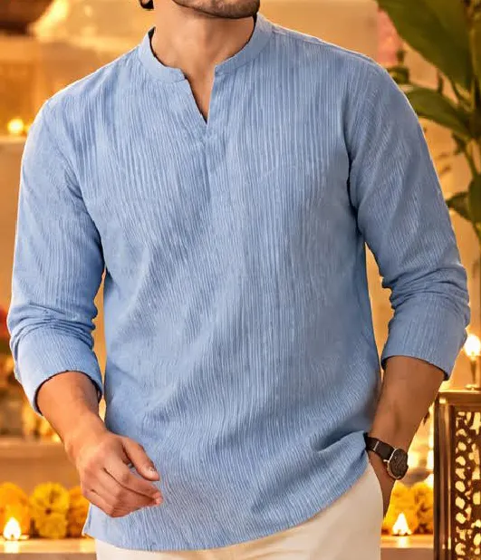 Mens Short Kurta