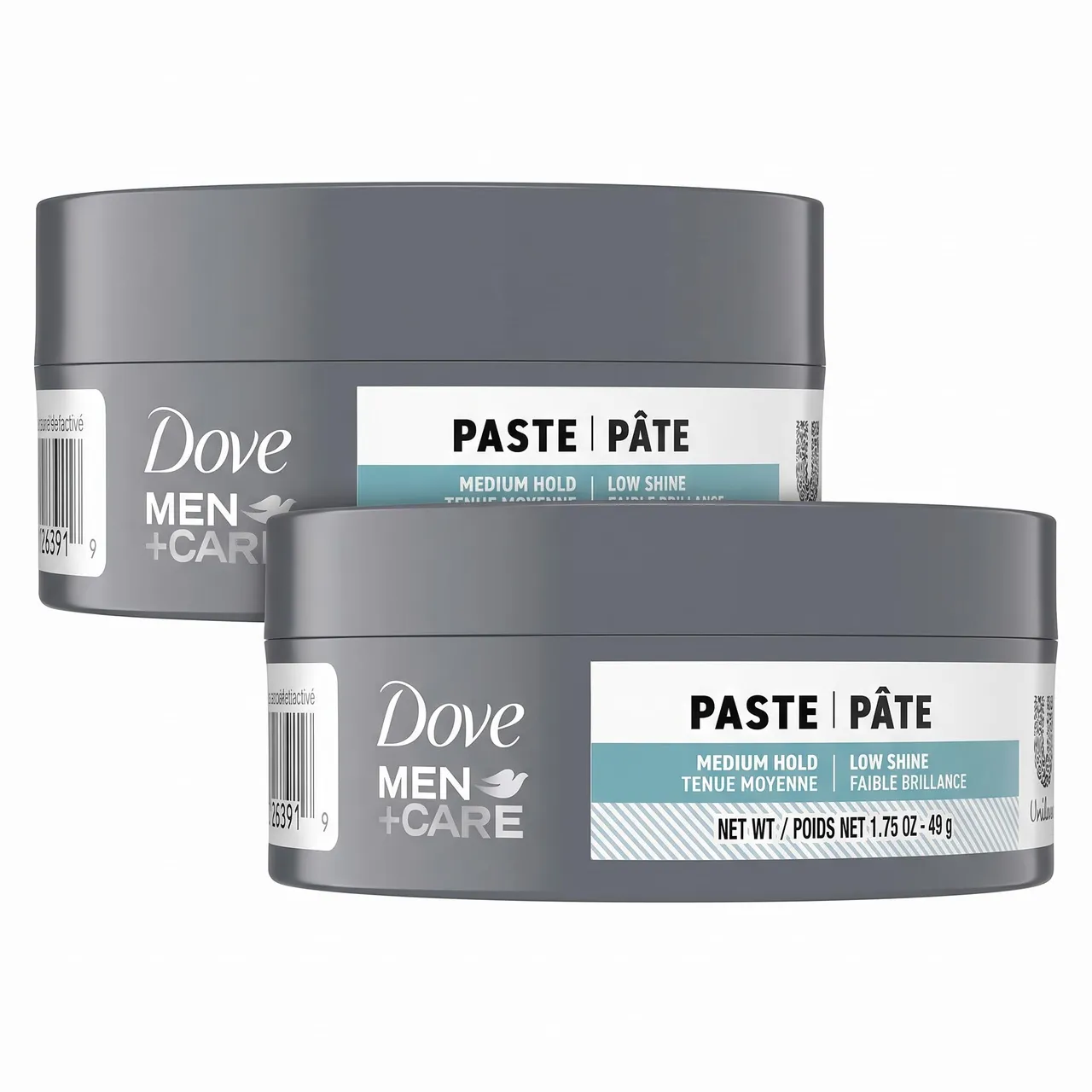 Dove Men + Care DOVE MENCARE معجون نحت للشعر للرجال تثبيت متوسط لمظهر محدد بلمسة نهائية مطفية 1.75 oz