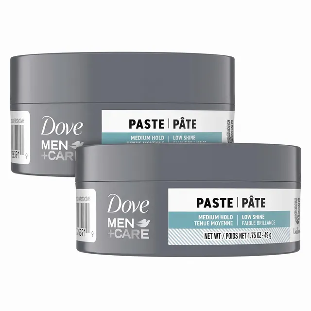 Dove Men + Care DOVE MENCARE Styling Aid Sculpting Hair Paste Hair Product for a Medium Hold-Hair Styling for a Textured Look With-A Matte Finish 1.75 oz